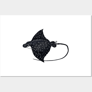 Spotted Eagle Ray Posters and Art